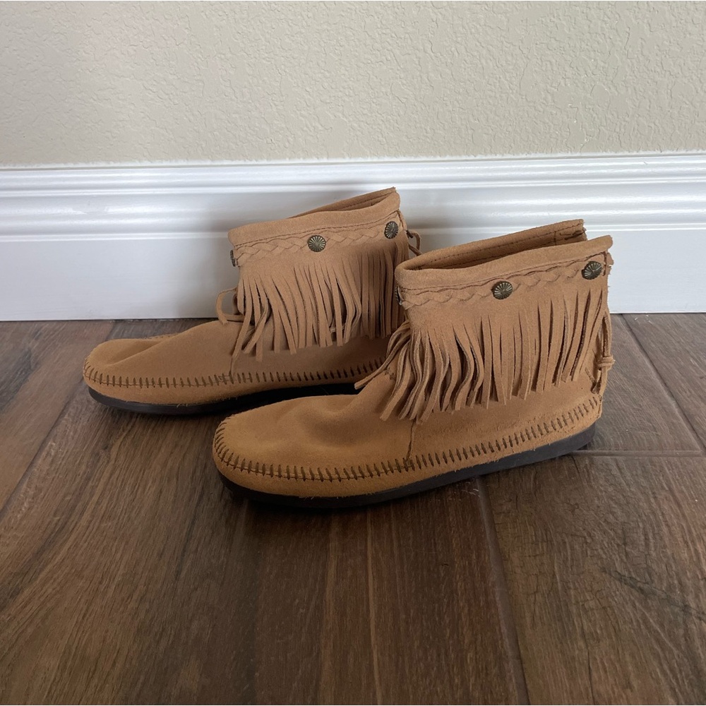 Minnetonka Fringe Booties